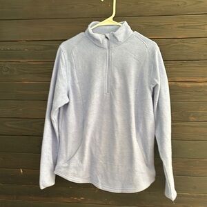 Men's Light Blue Quarter-Zip Sweater